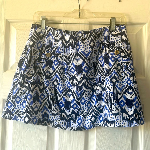 Lilly Pulitzer Madison skort in Beckon Blue Oh My Cod print - Picture 1 of 8